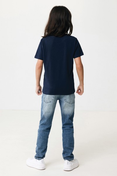 IQONIQ Koli Kids T-Shirt aus recycelter Baumwolle, navy blau 1112