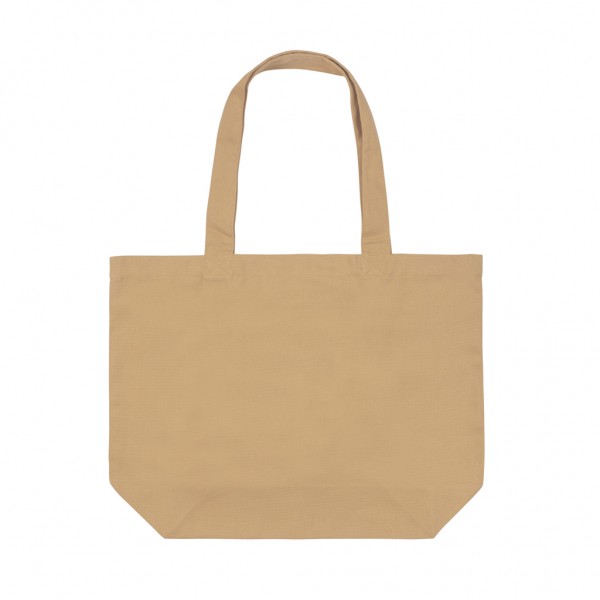 Impact Aware™ 240g/m² rcCanvas Shopper + Tasche, ungefärbt, braun