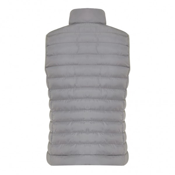 IQONIQ Meru Damen Bodywarmer aus recyceltem Polyester, Silbergrau L
