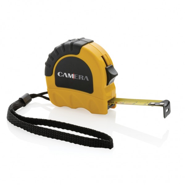 3m/16mm Maßband aus RCS recyceltem Kunststoff, gelb