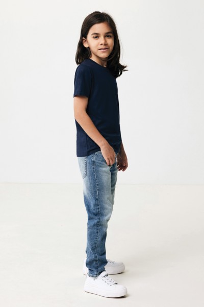 IQONIQ Koli Kids T-Shirt aus recycelter Baumwolle, navy blau 34