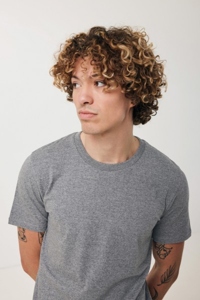 IQONIQ Brett T-Shirt aus recycelter Baumwolle, light heather anthracite S