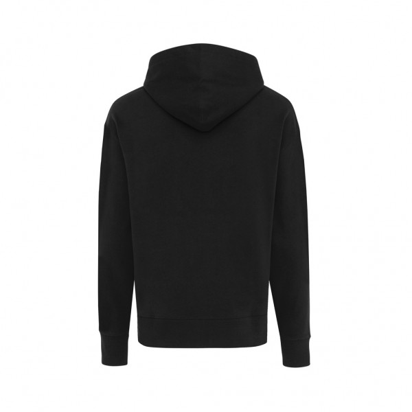 IQONIQ Yoho Relax-Hoodie aus recycelter Baumwolle, schwarz XS