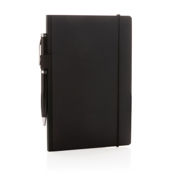 A5 Deluxe Hardcover Notizbuch, schwarz