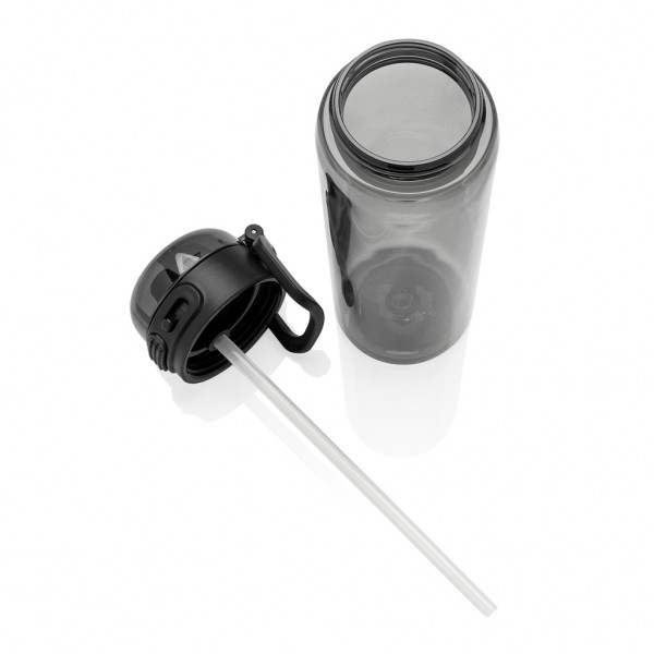Sip`nLock RCS rPET auslaufsichere Sport-Trinkflasche 800ml, schwarz