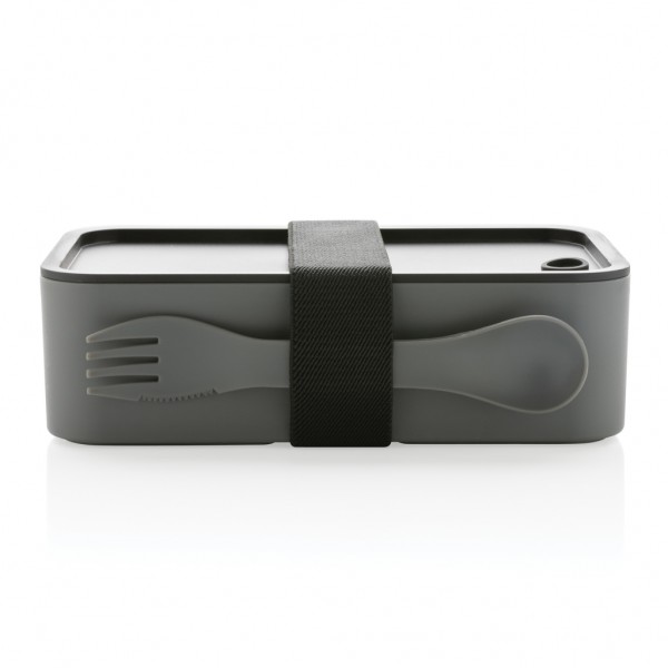 GRS RPP Lunchbox mit Göffel, grau