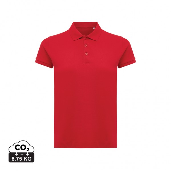 IQONIQ Yosemite Damen Piqué-Poloshirt aus rec. Baumwolle, rot XL