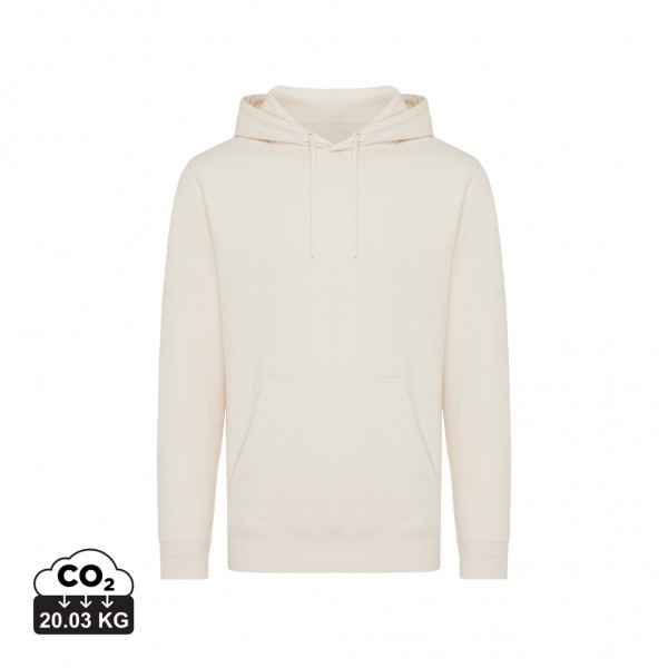 IQONIQ Rila Lightweight Hoodie aus recycelter Baumwolle, natural raw S