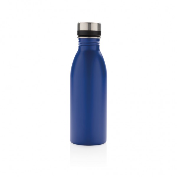 Deluxe Wasserflasche aus RCS recyceltem Stainless-Steel, blau