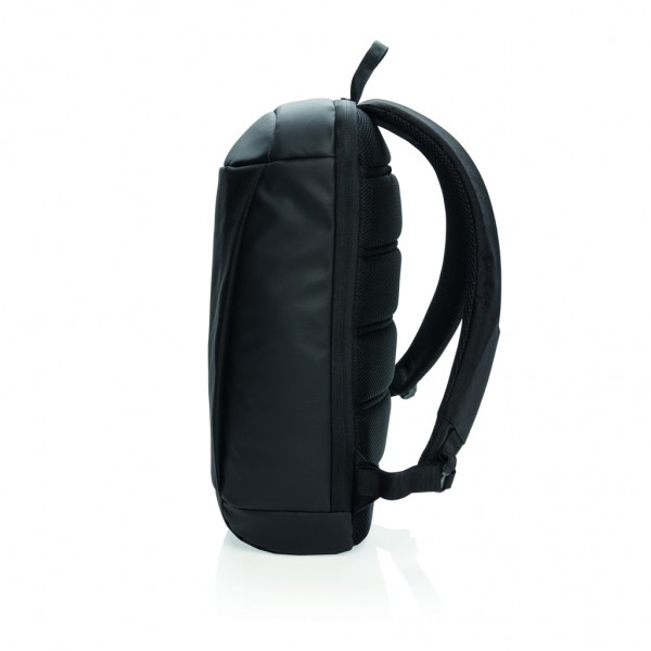 Madrid Anti-Diebstahl RFID USB Laptop-Rucksack, schwarz