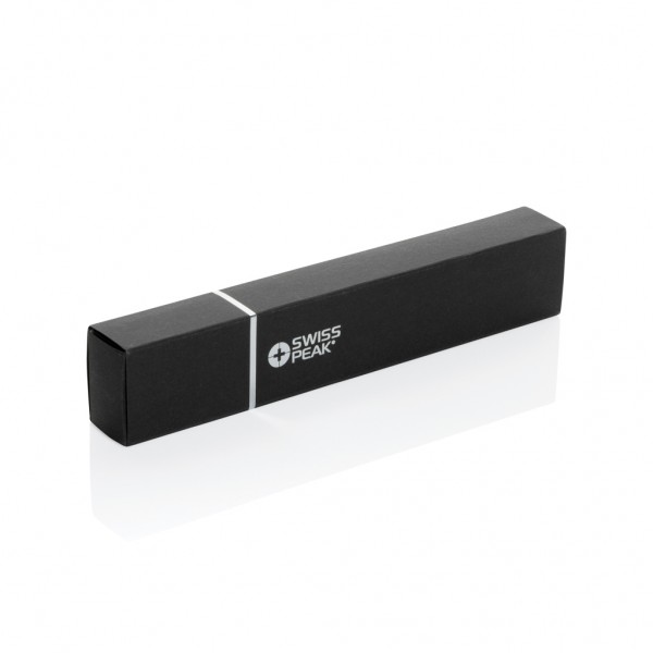 Swiss Peak Storm Dual-Tip-Pen aus RCS recyceltem Aluminum, schwarz