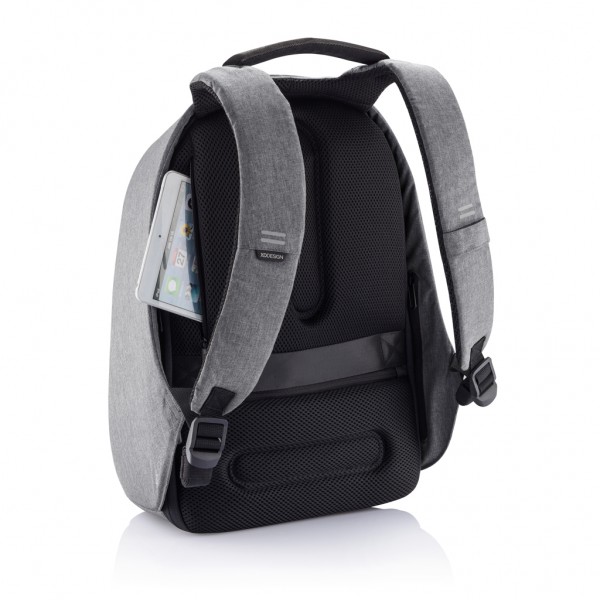 Bobby Hero XL Anti-Diebstahl-Rucksack, grau