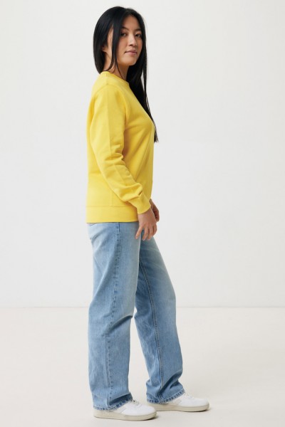 IQONIQ Etosha Lightweight Sweater aus recycelter Baumwolle, gelb S