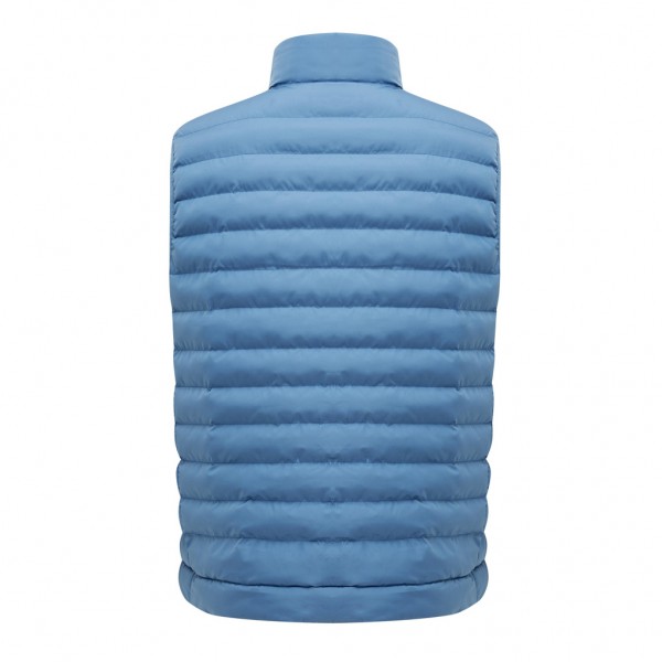 IQONIQ Meru Herren Bodywarmer aus recyceltem Polyester, moon blue S