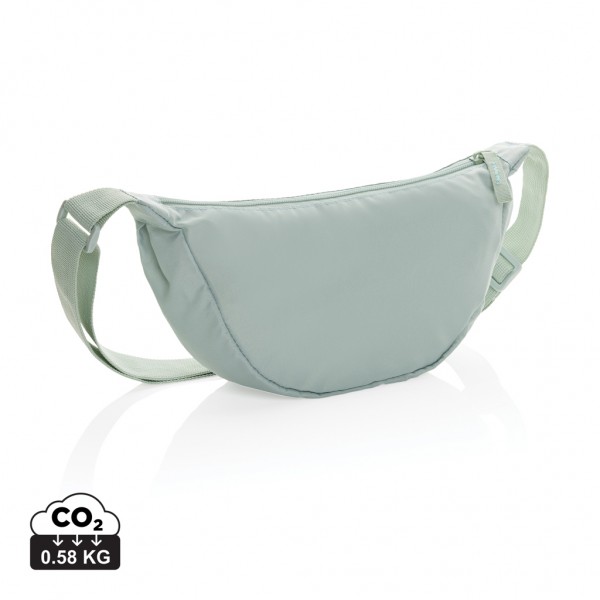 Crescent AWARE™ RPET Half-Moon Sling Tasche, Iceberg green