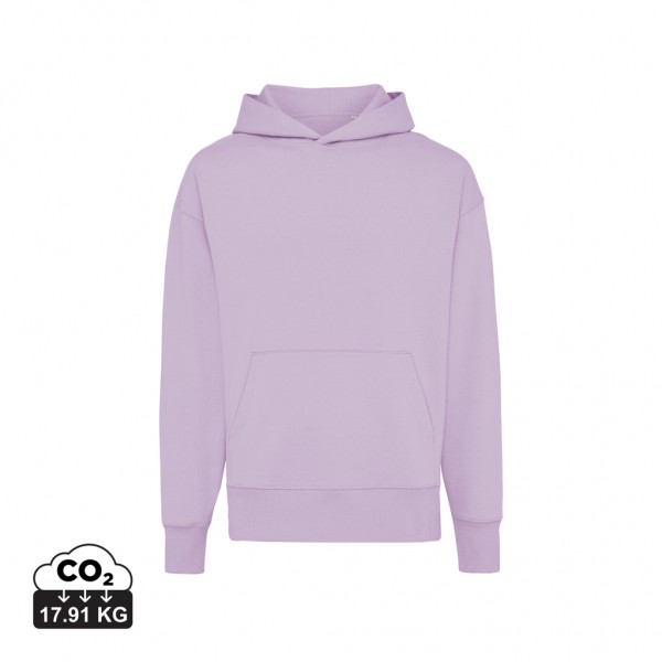 IQONIQ Yoho Relax-Hoodie aus recycelter Baumwolle, lavender XS