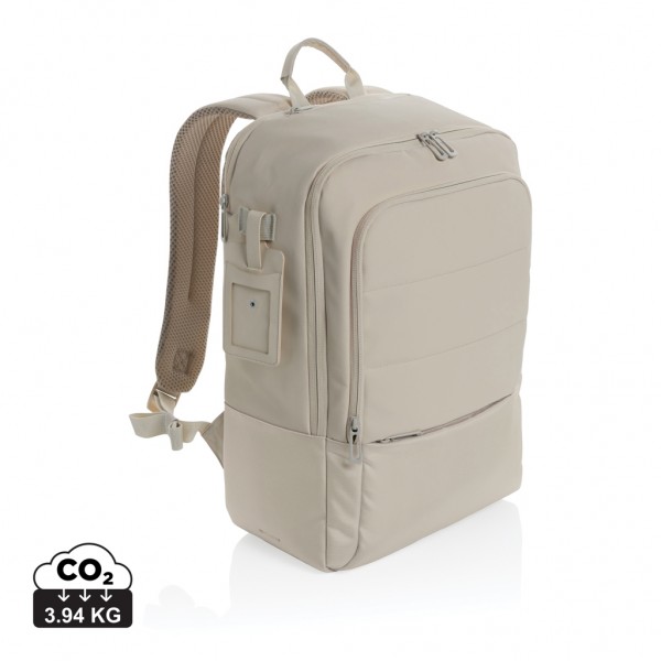 Armond AWARE™ RPET 15.6` Deluxe Laptop-Rucksack, beige