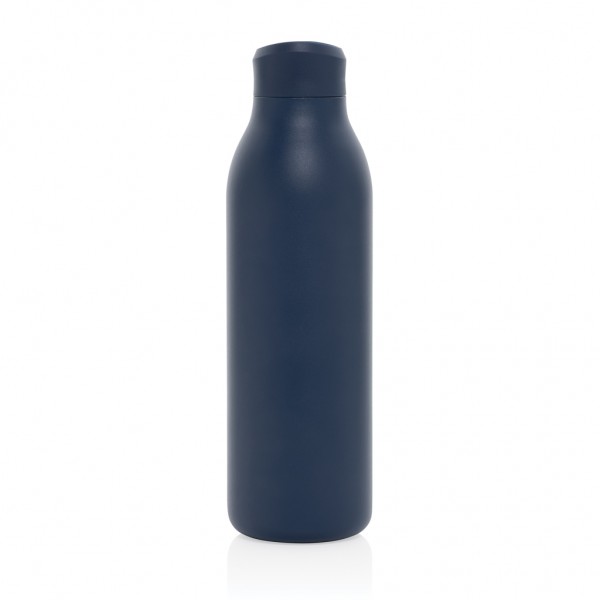 Avira Alok 360 Klick-Wasserflasche aus RCS rec. Stahl, 600ml, navy blau