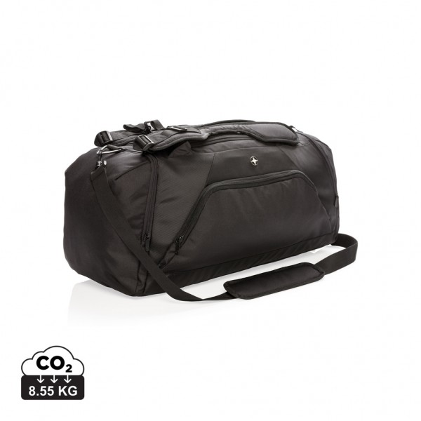 Swiss Peak RFID Wochenend- & Rucksacktasche, schwarz