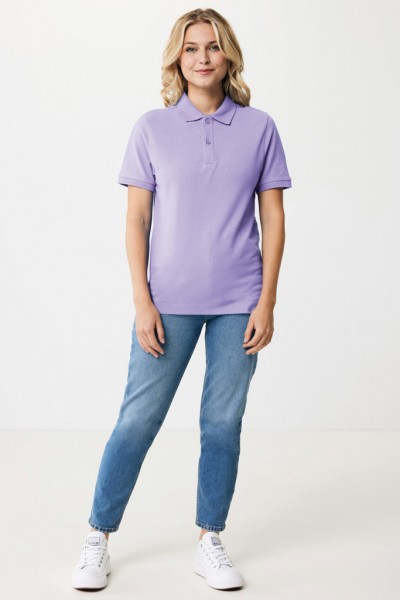 IQONIQ Yosemite Piqué-Poloshirt aus recycelter Baumwolle, lavender XL