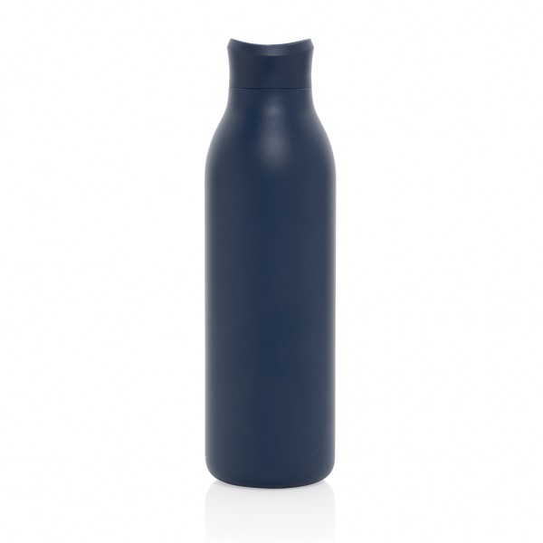 Avira Alok 360 Klick-Wasserflasche aus RCS rec. Stahl, 600ml, navy blau