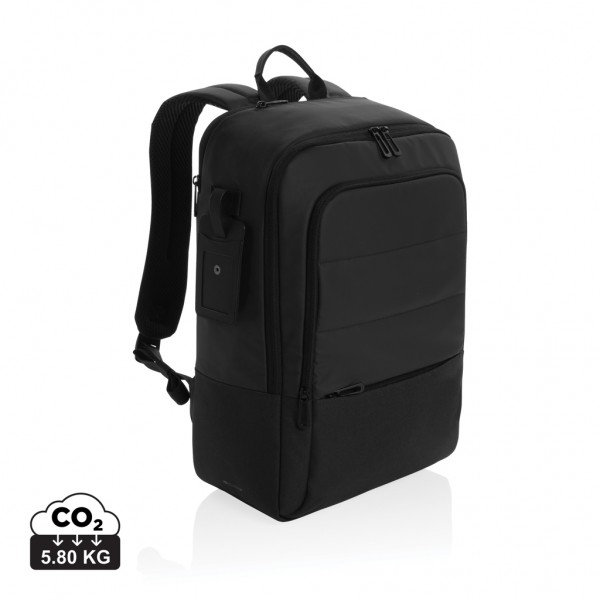 Armond AWARE™ RPET 15.6` Deluxe Laptop-Rucksack, schwarz