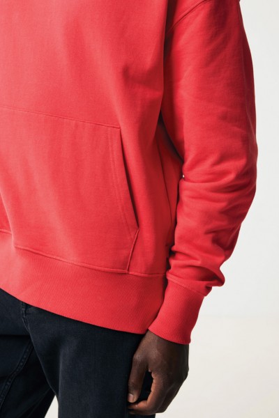 IQONIQ Yoho Relax-Hoodie aus recycelter Baumwolle, luscious red XL