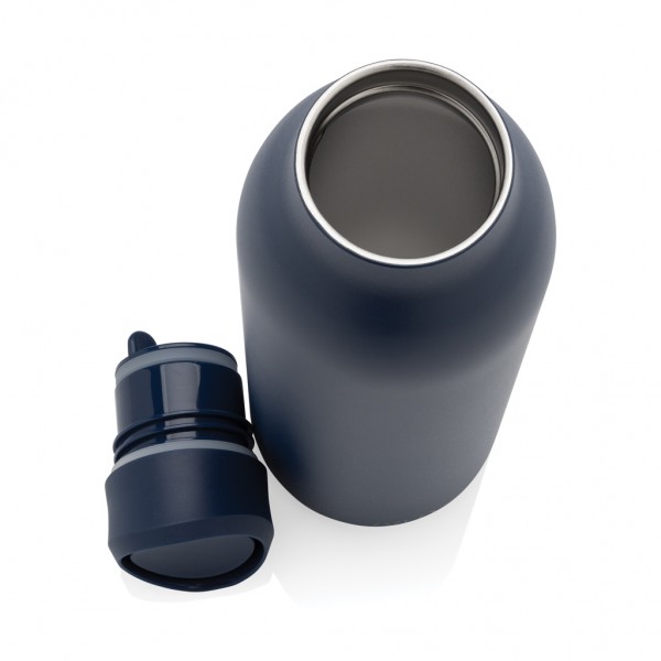 Avira Alok 360 Klick-Wasserflasche aus RCS rec. Stahl, 600ml, navy blau