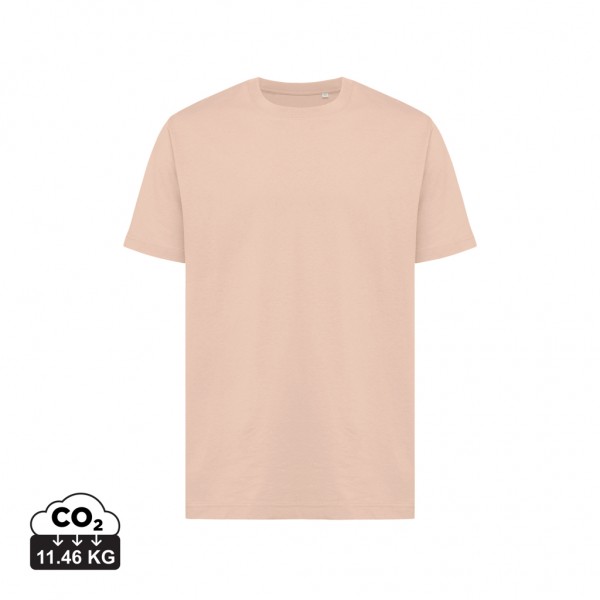 IQONIQ Kakadu relaxed T-Shirt aus recycelter Baumwolle, peach nectar S