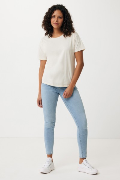 IQONIQ Yala Damen T-Shirt aus recycelter Baumwolle, natural raw XS