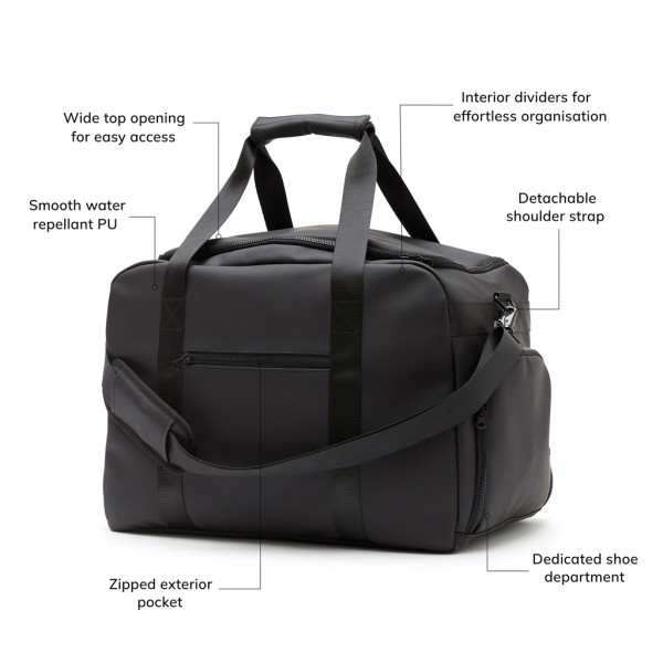VINGA Baltimore Gym-Bag, schwarz
