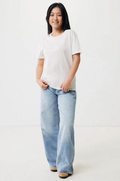 IQONIQ Yala Damen T-Shirt aus recycelter Baumwolle, ivory white M