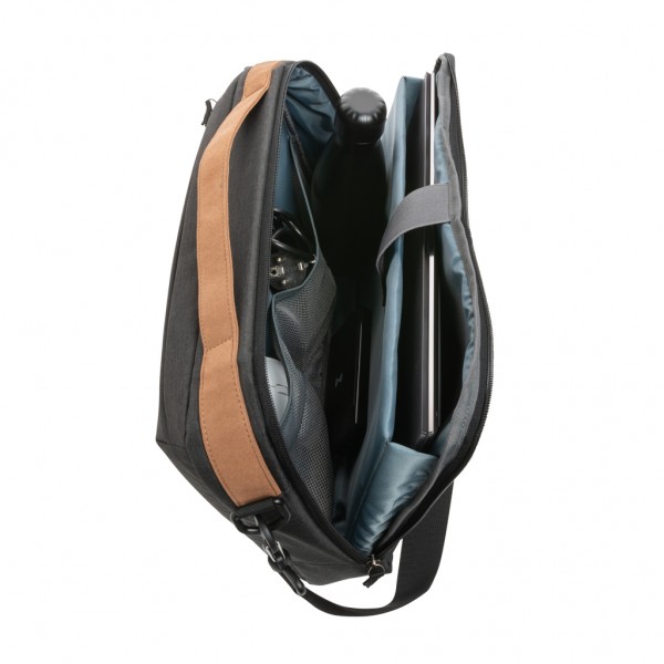 Impact AWARE™ 300D Two-Tone Deluxe 15.6` Laptop-Tasche, schwarz