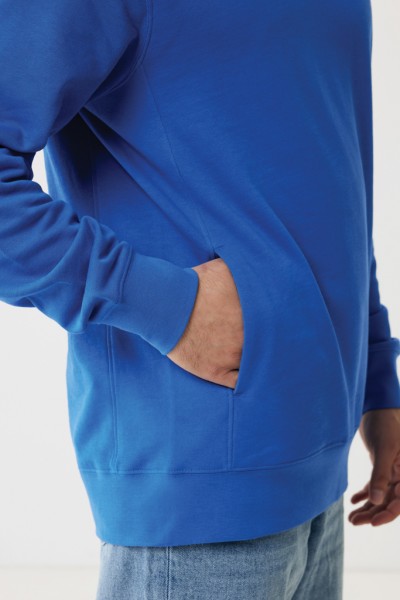 IQONIQ Yengo Hoodie mit Seitentaschen aus rec. Baumwolle, Königsblau XXL