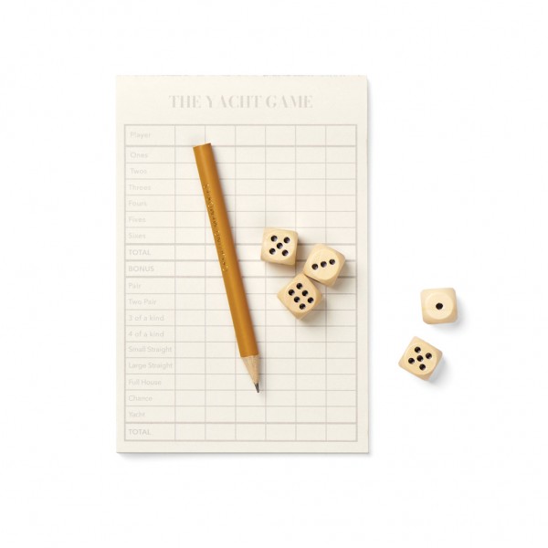 VINGA Coffee-Table Spielesammlung, braun