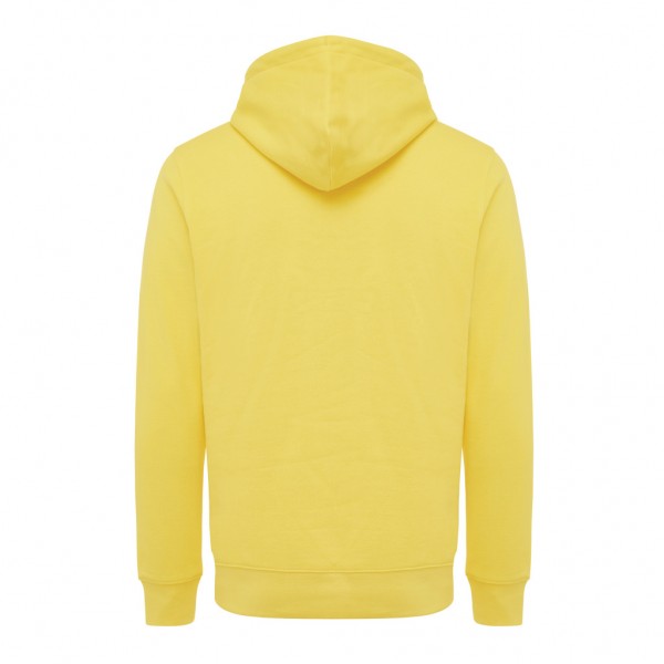 IQONIQ Rila Lightweight Hoodie aus recycelter Baumwolle, gelb M