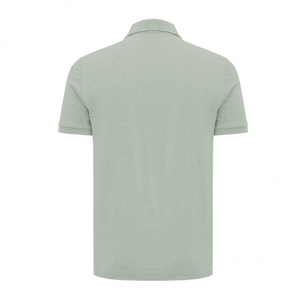 IQONIQ Yosemite Piqué-Poloshirt aus recycelter Baumwolle, Iceberg green 4XL