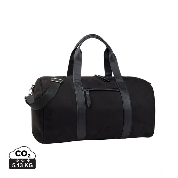 VINGA Marlow Wochenendtasche RCS aus recyceltem Polyester, schwarz