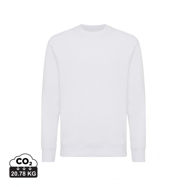 IQONIQ Etosha Lightweight Sweater aus recycelter Baumwolle, recycled white 4XL