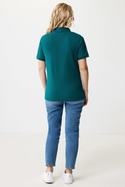 IQONIQ Yosemite Piqué-Poloshirt aus recycelter Baumwolle, verdigris XXL