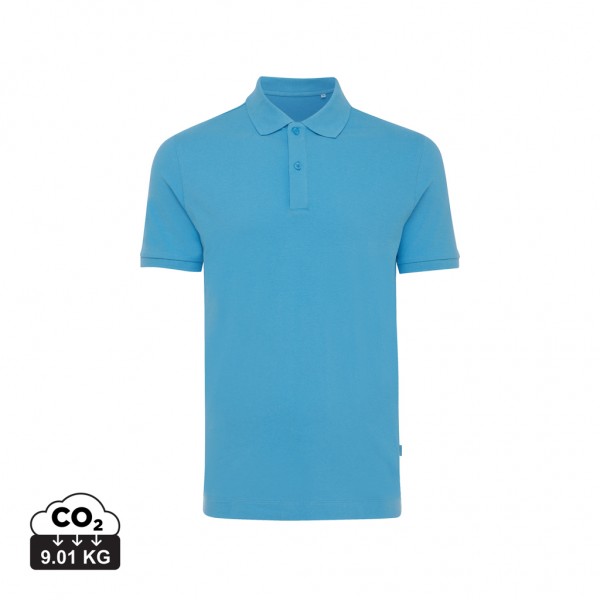 IQONIQ Yosemite Piqué-Poloshirt aus recycelter Baumwolle, tranquil blue 4XL