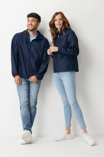 IQONIQ Logan Lightweight Jacke aus recyceltem Polyester, navy blau XXS
