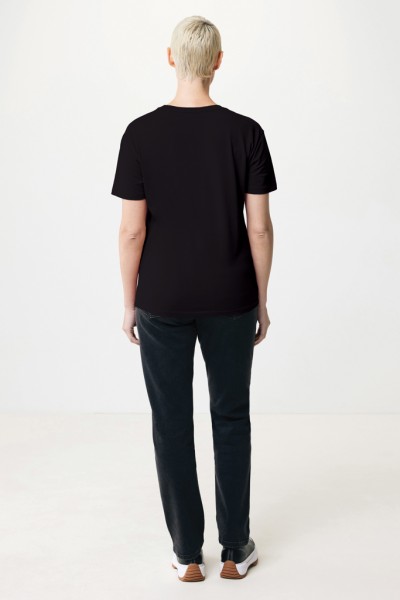 IQONIQ Yala Damen T-Shirt aus recycelter Baumwolle, schwarz XS