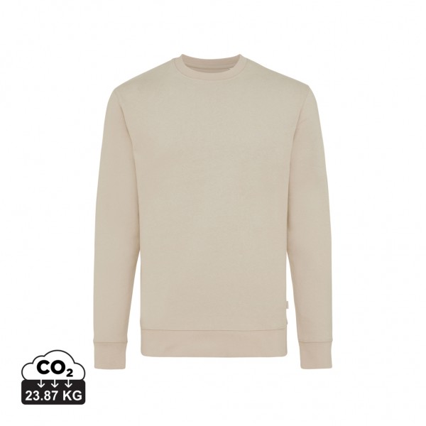 IQONIQ Zion Rundhals-Sweater aus recycelter Baumwolle, desert XS