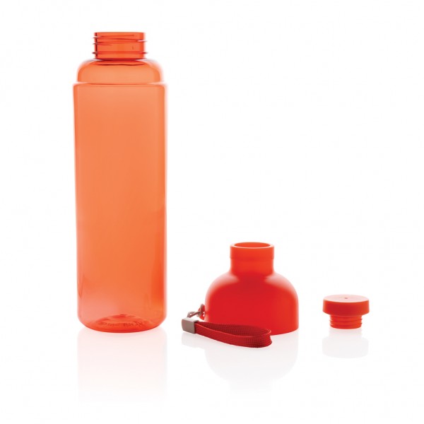 Impact auslaufsichere Wasserflasche aus RCS recyc. PET 600ml, rot
