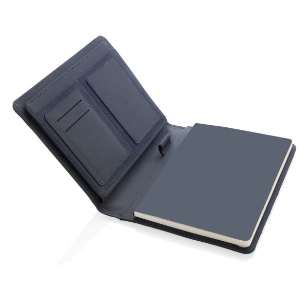 Impact AWARE™ RPET A5 Portfolio, navy blau