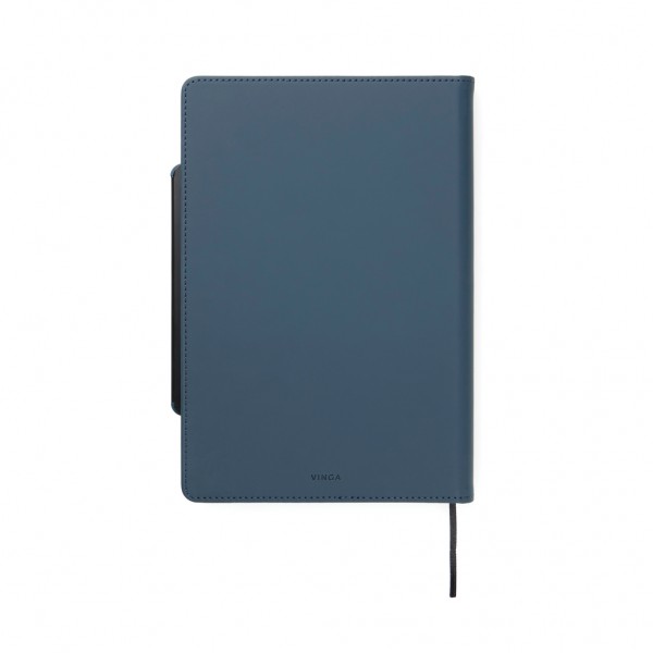VINGA Baltimore RCS 4-in-1 nachfüllbares Notizbuch, navy blau