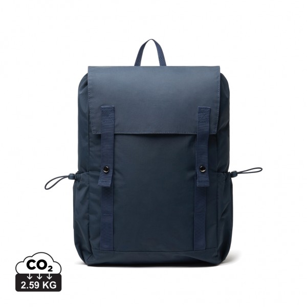 KENTO URBAN Everyday Rucksack aus RCS recyceltem Nylon, navy blau