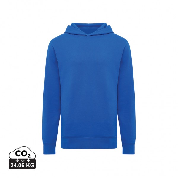 IQONIQ Yengo Hoodie mit Seitentaschen aus rec. Baumwolle, Königsblau XL