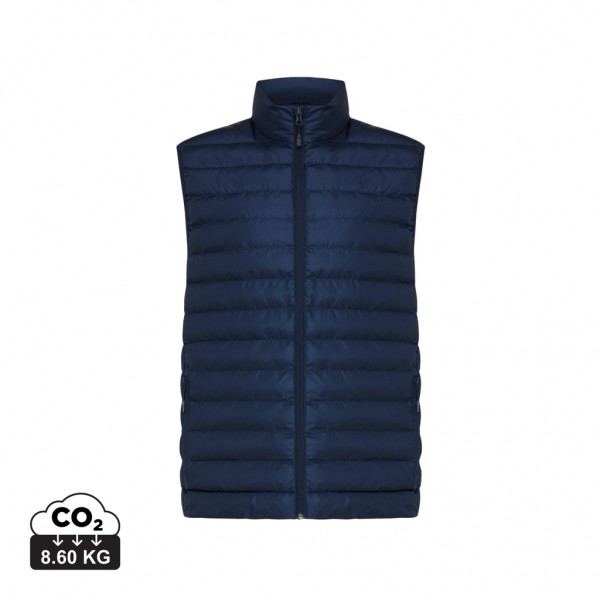 IQONIQ Meru Herren Bodywarmer aus recyceltem Polyester, navy blau XXL
